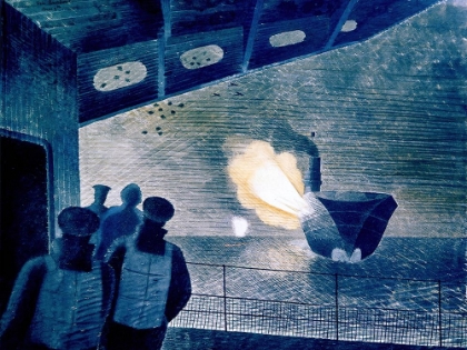 Picture of HMS ARK ROYAL IN ACTION NO.2 1940