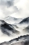 Picture of BLACK AND BEIGE LANDSCAPE 5