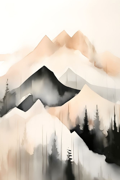 Picture of BLACK AND BEIGE LANDSCAPE 8
