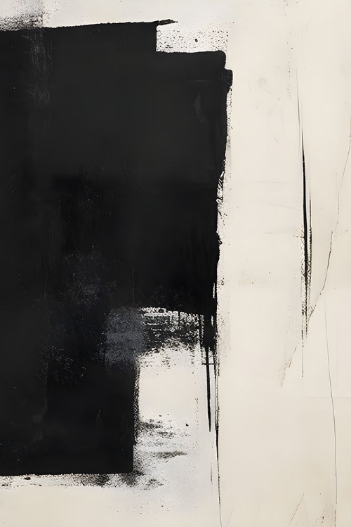 Picture of BLACK AND NEUTRAL ABSTRACT 1