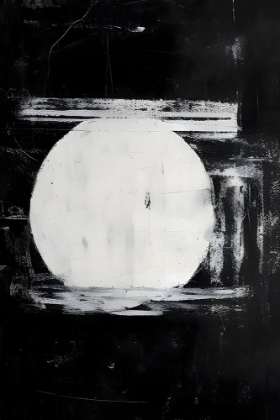 Picture of BLACK AND NEUTRAL ABSTRACT 10
