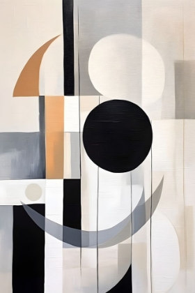 Picture of BLACK AND TAN GEOMETRIC 3
