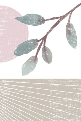 Picture of BLUSH AND TAN BOTANICAL 1