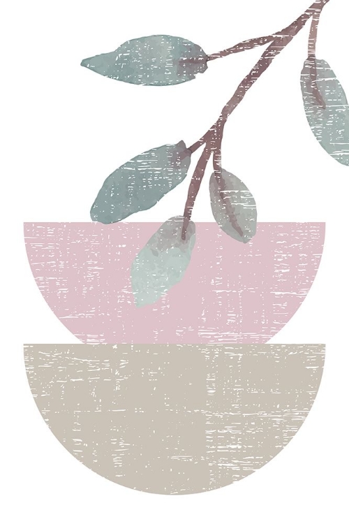 Picture of BLUSH AND TAN BOTANICAL 3
