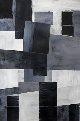 Picture of GEOMETRIC BLACK AND WHITE 3