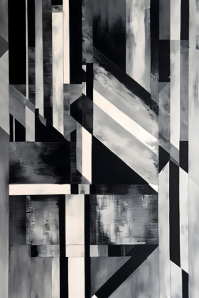 Picture of GEOMETRIC BLACK AND WHITE 4