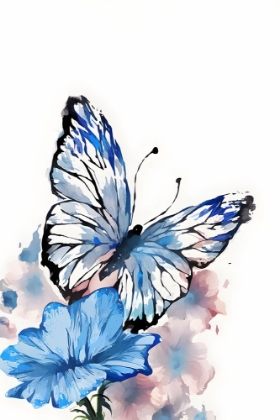 Picture of BUTTERFLY FLORAL 1