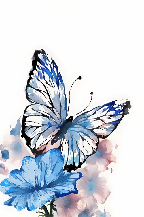 Picture of BUTTERFLY FLORAL 1