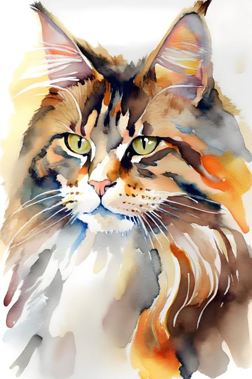 Picture of MAINE COON CAT ORANGE