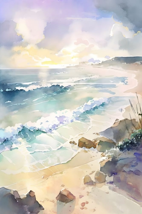 Picture of WATERCOLOR BEACH 7