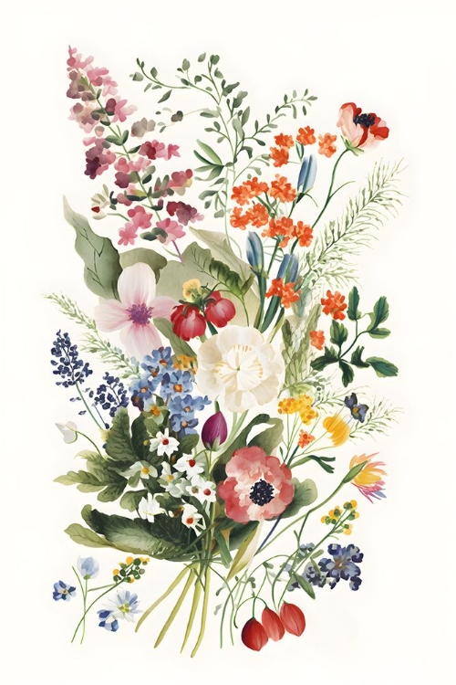 Picture of WATERCOLOR FLORAL 1