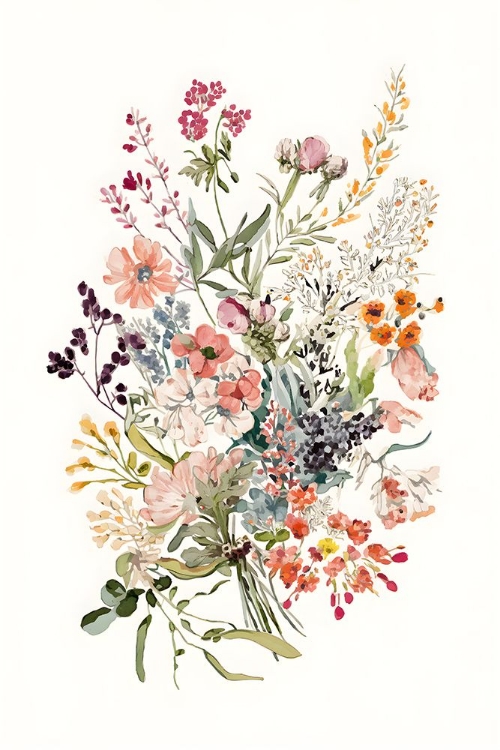 Picture of WILDFLOWER BOTANICAL FLORAL 1