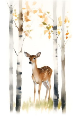 Picture of WOODLAND DEER 3