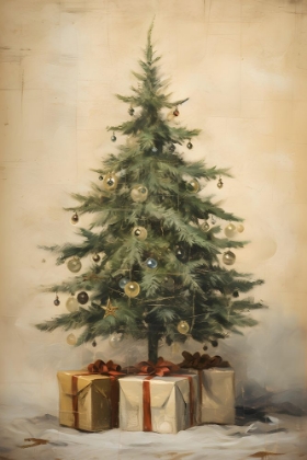 Picture of CHRISTMAS TREE WITH PRESENTS II