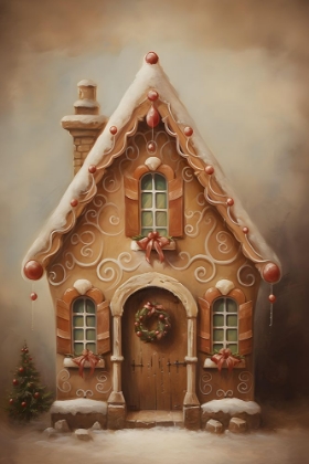 Picture of GINGERBREAD HOUSE I