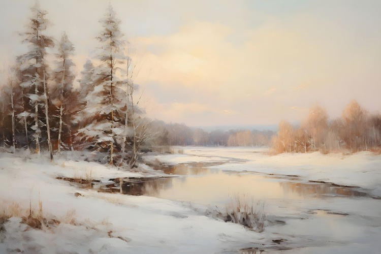Picture of RUSTIC WINTER LANDSCAPE