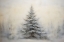 Picture of SNOWY PINE TREE HORIZONTAL