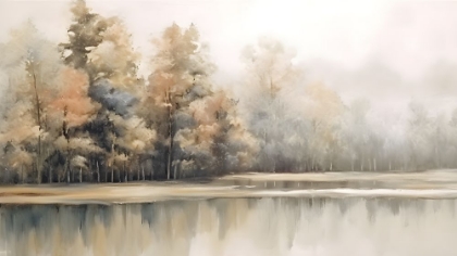 Picture of LAKESHORE TREES 3