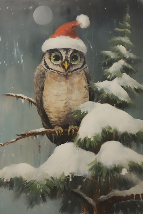 Picture of CHRISTMAS OWL I