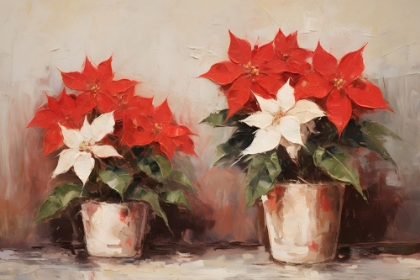Picture of POT OF POINSETTIA I