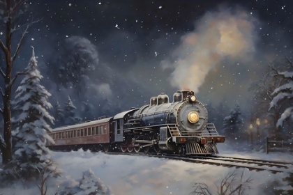 Picture of WINTER TRAIN I