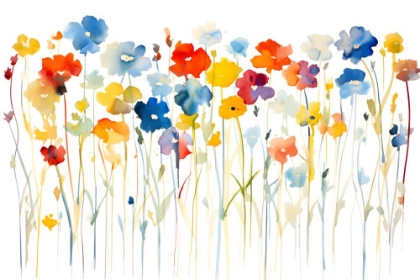 Picture of WATERCOLOR WILDFLOWERS