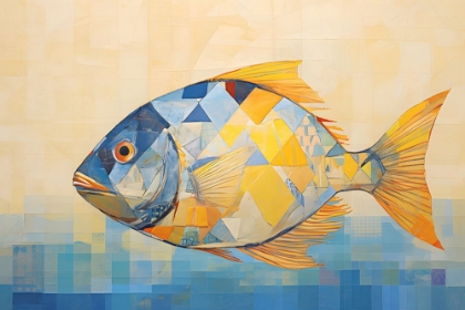 Picture of GEOMETRIC FISH 3